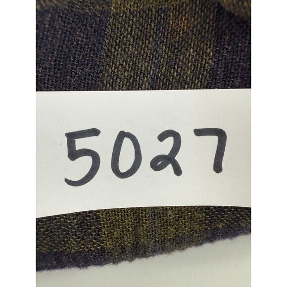 Free People Women's Snap Button Up Shirt Long Sleeve Green Blue Plaid Size M - Picture 11 of 11